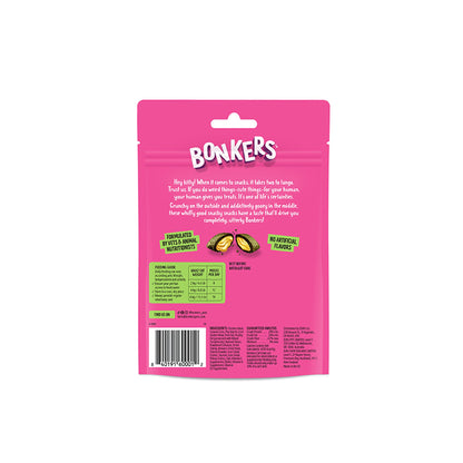 Bonkers™ Crunchy Cat Treats - Catnip, Chick 'N' Cheddar