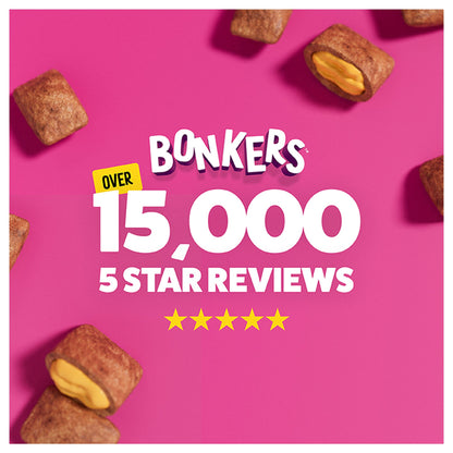 Bonkers™ Crunchy Cat Treats - Catnip, Chick 'N' Cheddar