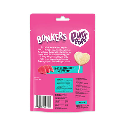 Bonkers Purr Pops Lickable Cat Treats - Variety Pack, Catnip & Chicken