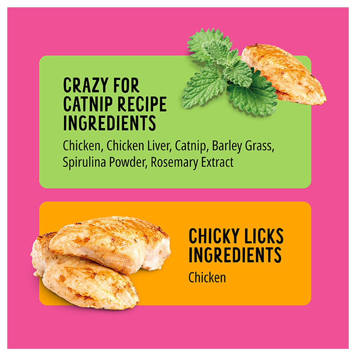 Bonkers Purr Pops Lickable Cat Treats - Variety Pack, Salmon & Tuna