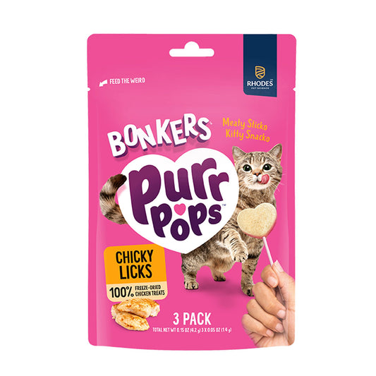 Bonkers™ Purr Pops™ Lickable Cat Treats - 4 Count