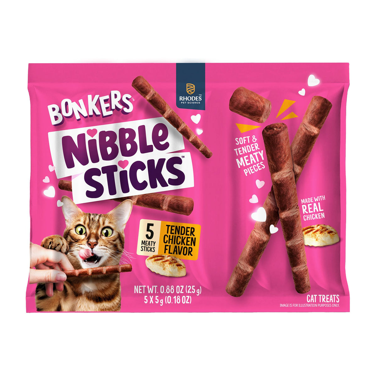 Bonkers™ Licky Tubes™ Lickable Cat Treat - 4 Ct