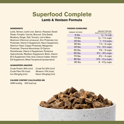 Badlands Ranch Superfood Complete Lamb & Venison