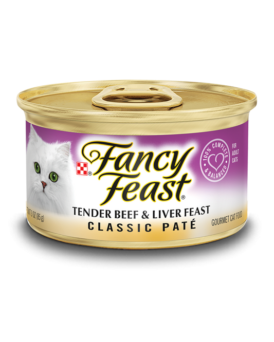 Fancy Feast Classic Pate Beef and Liver Wet Cat Food