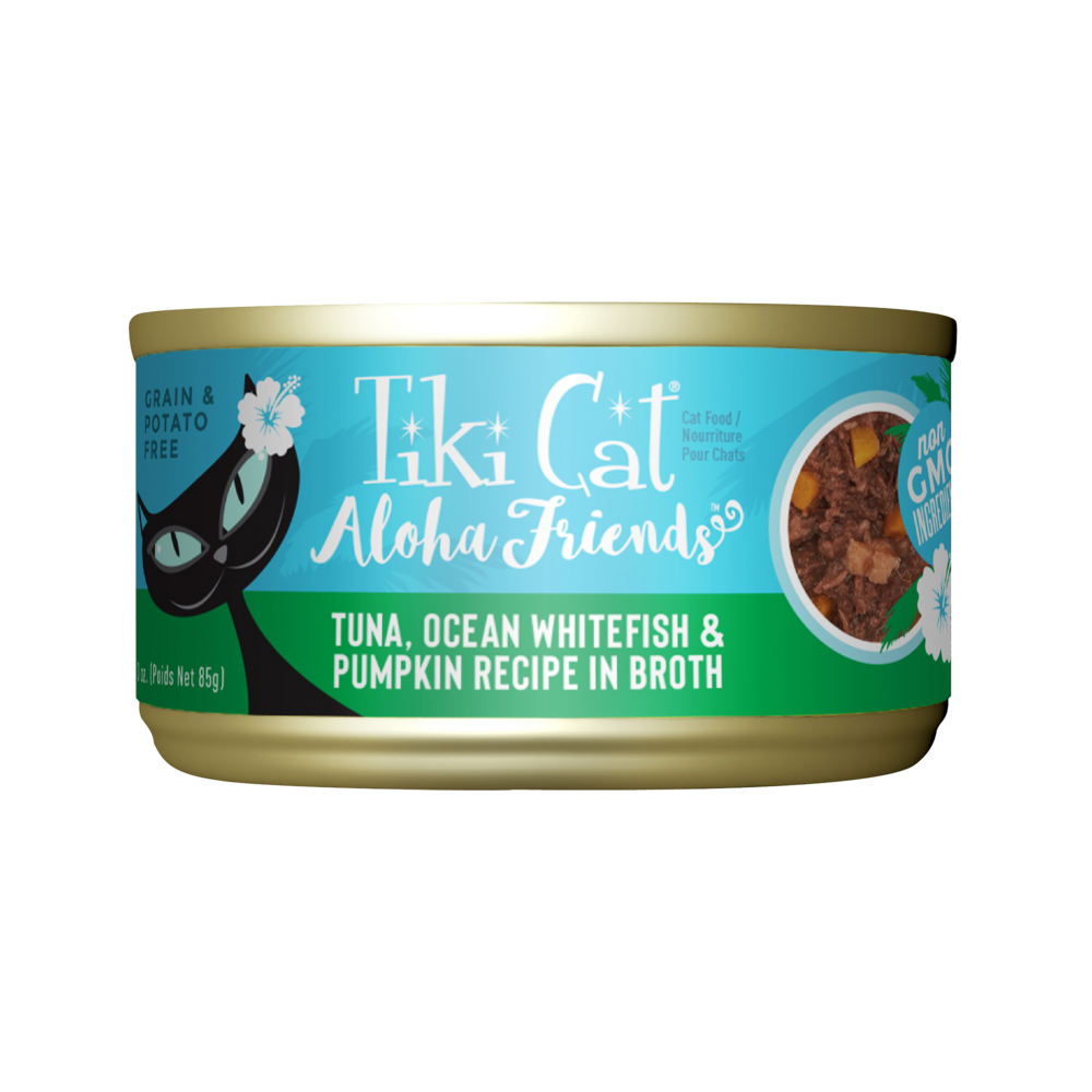 Tiki Cat Friends Tuna Ocean Whitefish and Pumpkin Wet Cat Food
