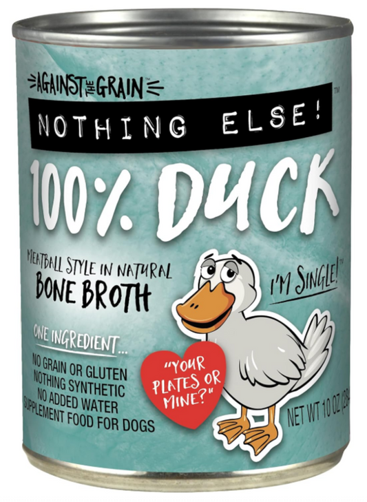 Against the Grain Nothing Else Grain Free One Ingredient 100% Duck Canned Dog Food