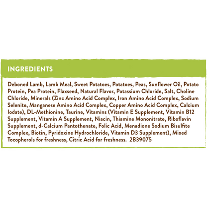 Merrick Limited Ingredient Diet Grain Free Real Lamb & Sweet Potato Recipe Dry Dog Food