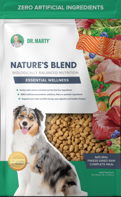 Dr. Marty Nature's Blend Essential Wellness Freeze Dried Raw Dog Food