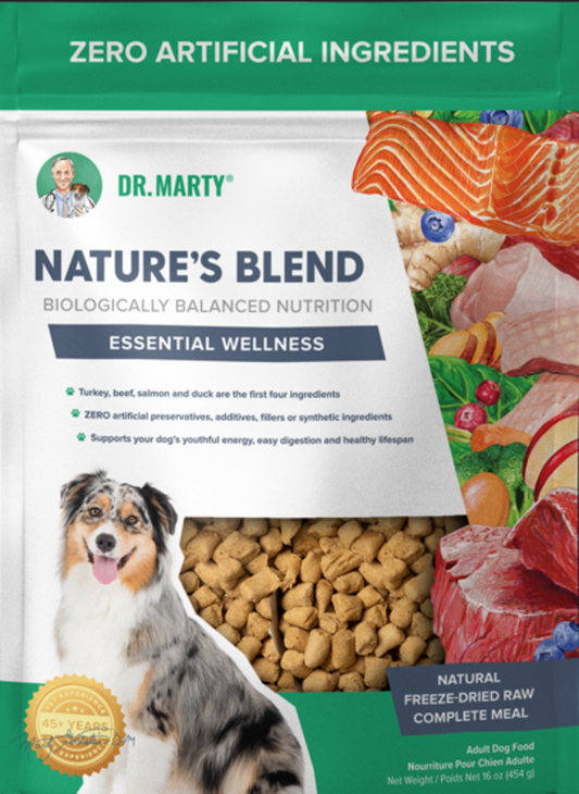 Dr. Marty Nature's Blend Essential Wellness Freeze Dried Raw Dog Food