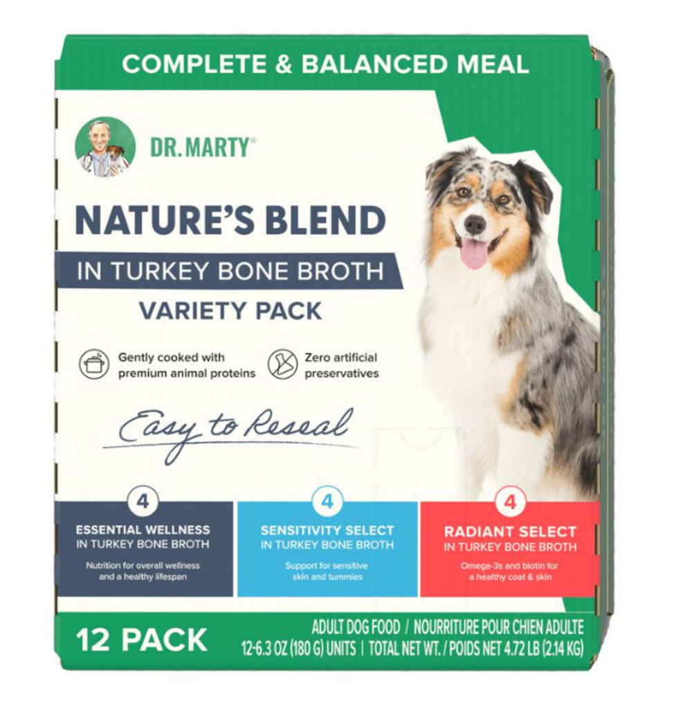 Dr. Marty Nature's Blend Variety Pack Wet Dog Food
