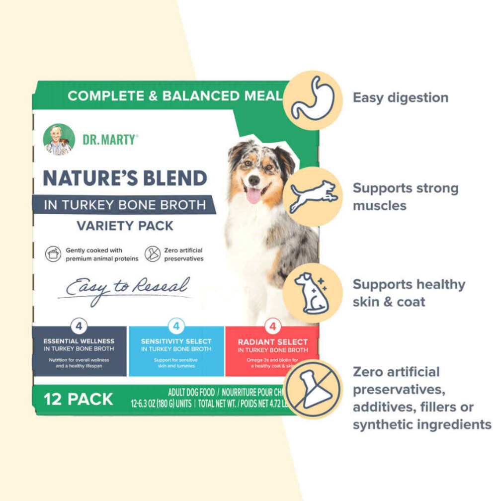 Dr. Marty Nature's Blend Variety Pack Wet Dog Food