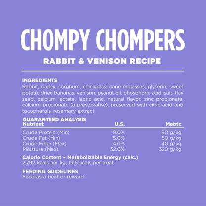 NutriSource Element Series Rabbit & Venison Chompy Chompers